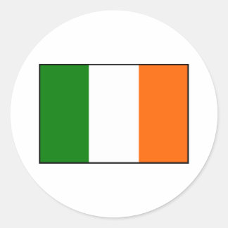 Flag of Ireland Classic Round Sticker