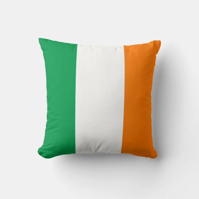 Flag of Ireland Colour Block Cushion (Front)