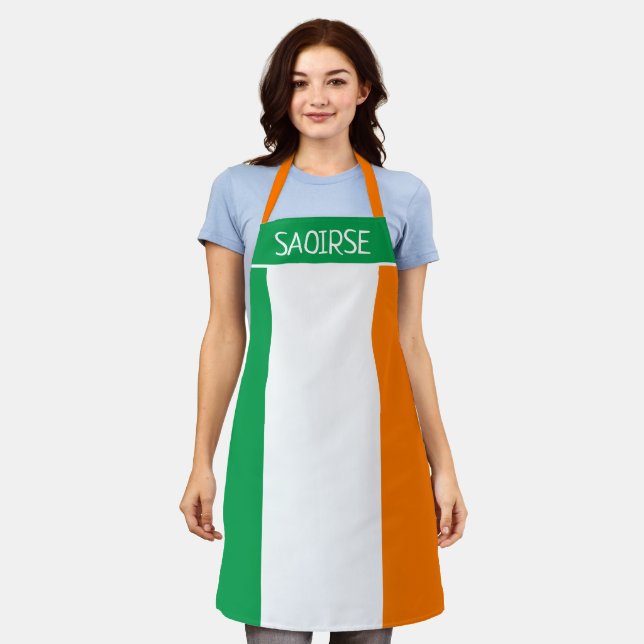 Flag of Ireland Custom Apron (Worn)