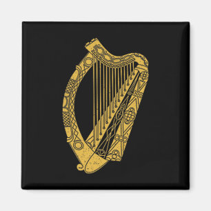 Flag Of Ireland Harp Flag Irish Harp Symbol Magnet