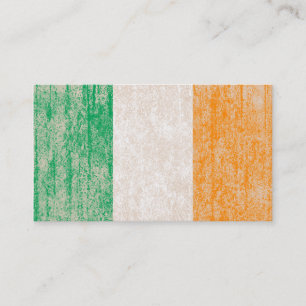 flag of ireland punch card