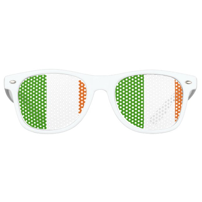 Flag of Ireland Retro Sunglasses (Front)