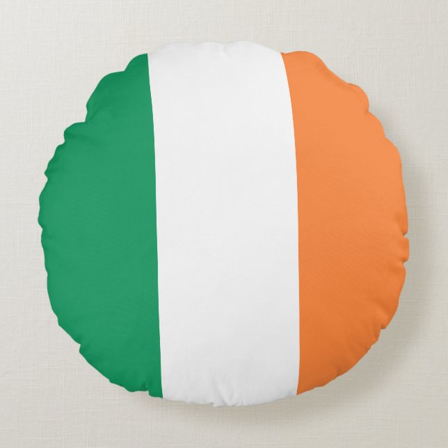 Flag of Ireland Round Cushion (Front)