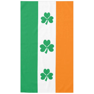 Flag of Ireland Shamrock Tablecloth
