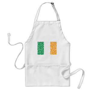 Flag of Ireland Shamrocks Standard Apron