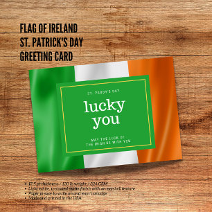 Flag of Ireland St. Patrick's Day Greeting Card