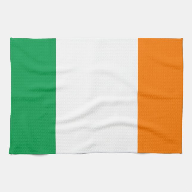 Flag of Ireland Tea Towel (Horizontal)