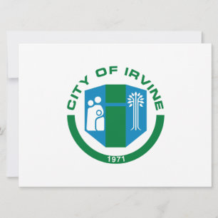 Flag of Irvine (California) Card