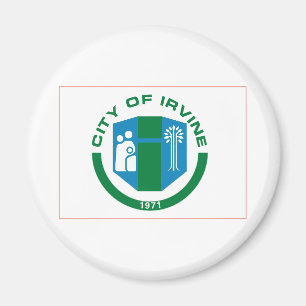 Flag of Irvine, California Magnet