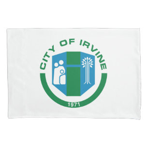 Flag of Irvine (California) Pillowcase