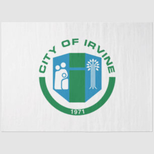 Flag of Irvine (California) Tissue Paper