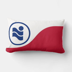 Flag of Irving, Texas Lumbar Cushion
