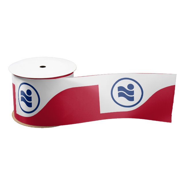 Flag of Irving, Texas Satin Ribbon (Spool)