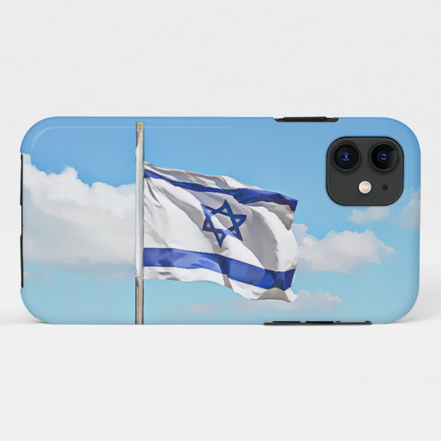 Flag Of Israel Case-Mate iPhone Case (Back (Horizontal))