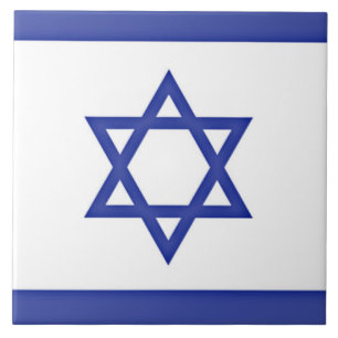 Flag of Israel  Ceramic Tile
