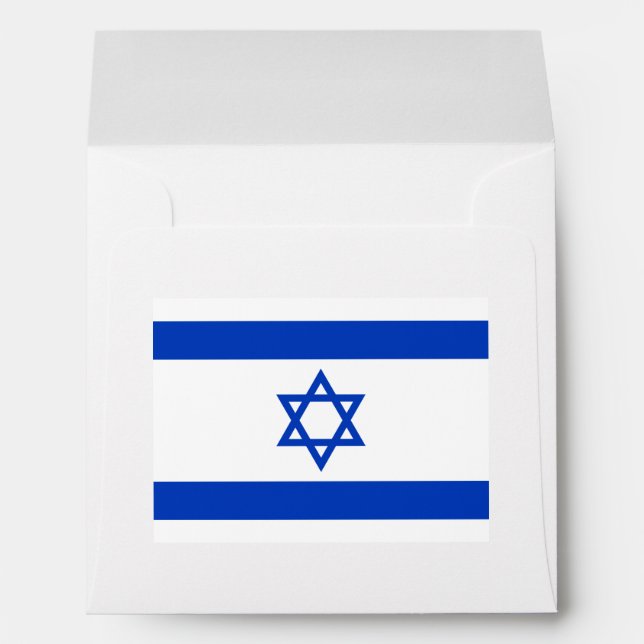 Flag of Israel Envelope (Back (Bottom))