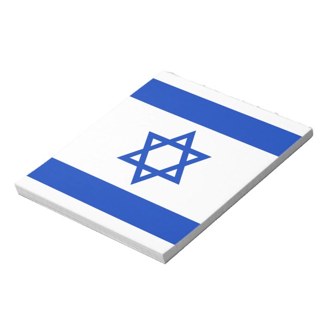 Flag of Israel Notepad (Rotated)