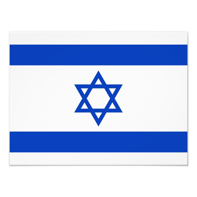 Flag of Israel Photo Print (Front)