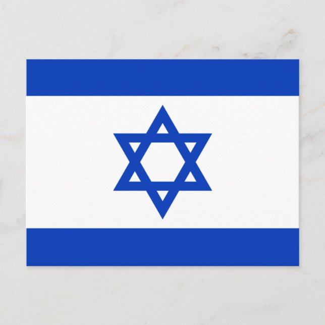 Flag of Israel Postcard (Front)
