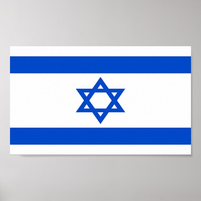Flag of Israel Poster (Front)