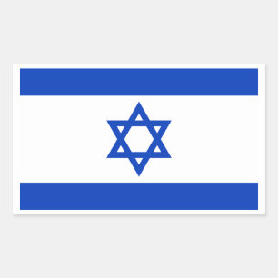 Flag of Israel Rectangular Sticker