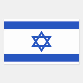 Flag of Israel Rectangular Sticker