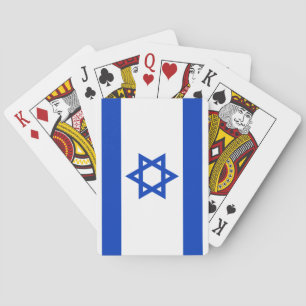 Flag of Israel Star of David מגן דוד דגל ישראל Playing Cards
