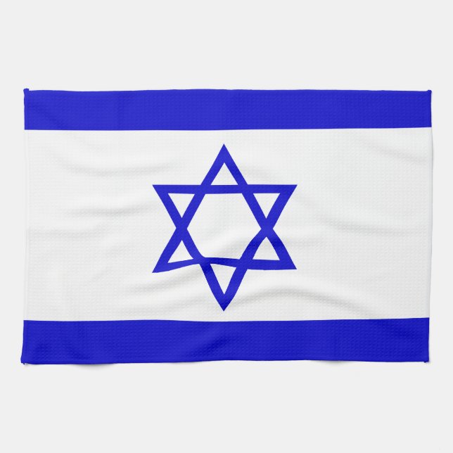 Flag of Israel Tea Towel (Horizontal)