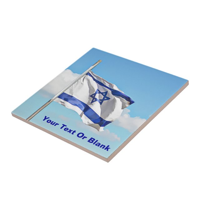 Flag Of Israel Tile (Side)