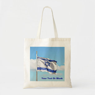 Flag Of Israel Tote Bag