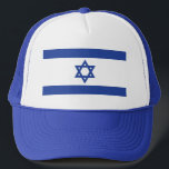 Flag of Israel Trucker Hat<br><div class="desc">The Yehudis L Store has created hundreds of Jewish products and is constantly expanding.  Tell your friends and send them our link:  http://www.zazzle.com/YehudisL*</div>