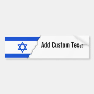 Flag of Israeli Bumper Sticker