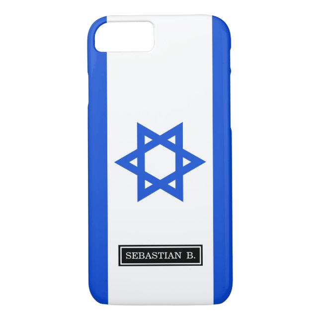 Flag of Israeli Case-Mate iPhone Case (Back)