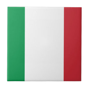 Flag of Italia Ceramic Tile