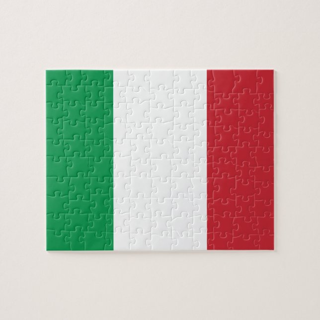 Flag of Italia Jigsaw Puzzle (Horizontal)