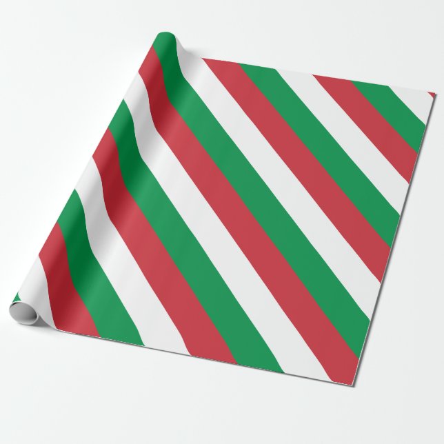 Flag of Italia Wrapping Paper (Unrolled)