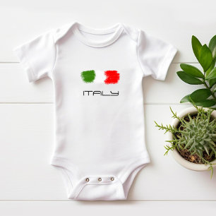 Flag of Italy Baby Bodysuit