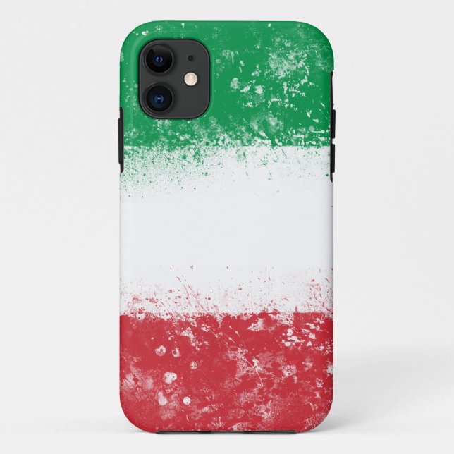 Flag of Italy Case-Mate iPhone Case (Back)