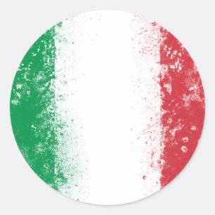 Flag of Italy Classic Round Sticker