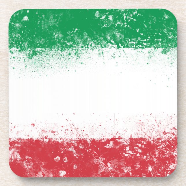 Flag of Italy Coaster (Front)