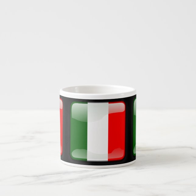 Flag of Italy Espresso Cup (Front)
