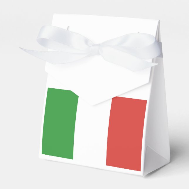 Flag of Italy Favour Box (Front Side)