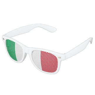 Flag of Italy, Fun Italian Flag Retro Sunglasses