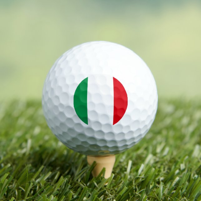 Flag of Italy Golf Balls (Insitu Tee)