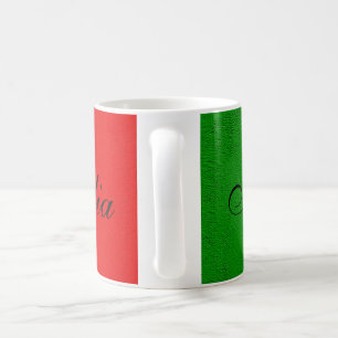 Flag of Italy. i love italy. Coffee Mug