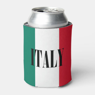 Flag of Italy Italia Italian Il Tricolore Can Cooler