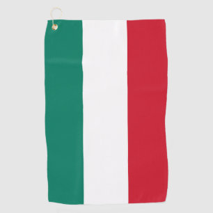 Flag of Italy Italia Italian Il Tricolore Golf Towel