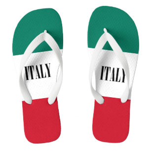 Flag of Italy Italia Italian Il Tricolore Thongs