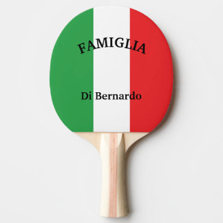 Flag of Italy Italian Flag Ping Pong Paddle