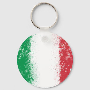 Flag of Italy Key Ring